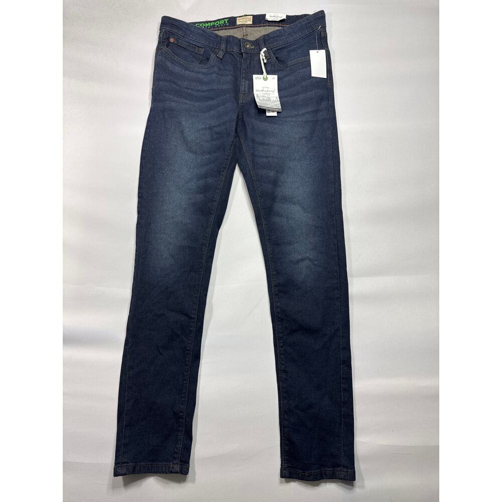 NWT‎ Weatherproof Vintage Men's Skinny Fit Blue Denim Jeans - 30x32 (32x31)